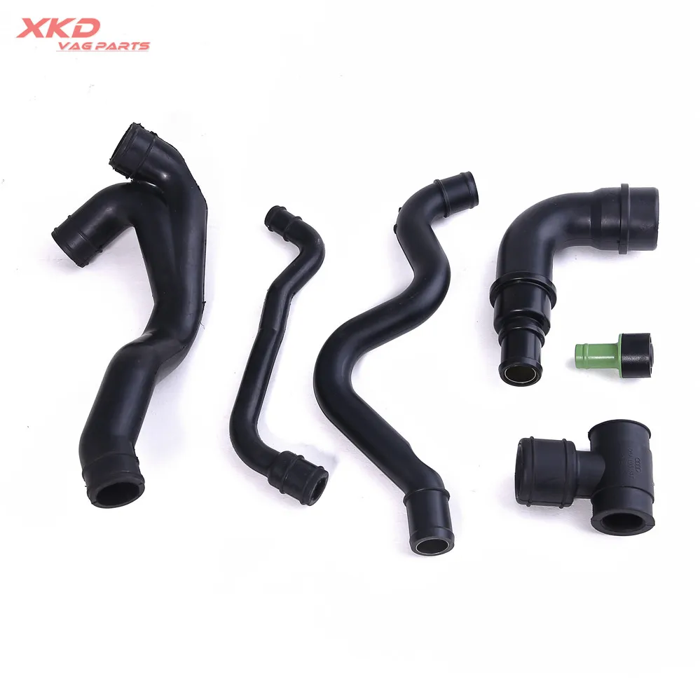 

6 шт картера двигателя Дыхательный Шланг Комплект для V-W Jett-a Golf MK4 99-03 Bora 99-03 1,8 T AWW AWP