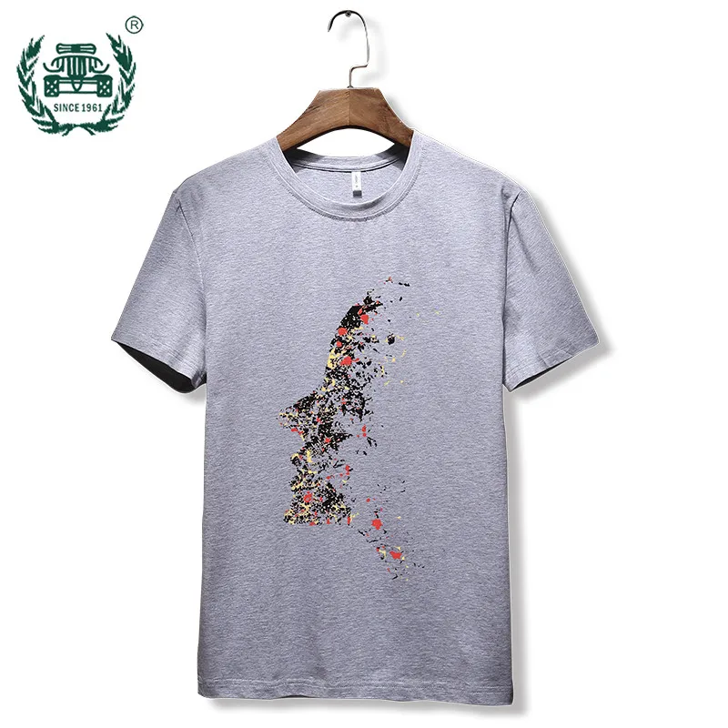 AFS джип бренд хлопок Мужская одежда Приталенная футболка мужские футболки