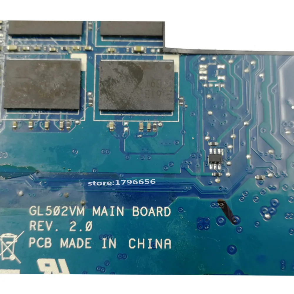 Материнская плата для ноутбука For Asus GL502VMZ GL502VM GL502VMK материнская 8G/I5-7300HQ/I7-7700HQ gtx1060/6