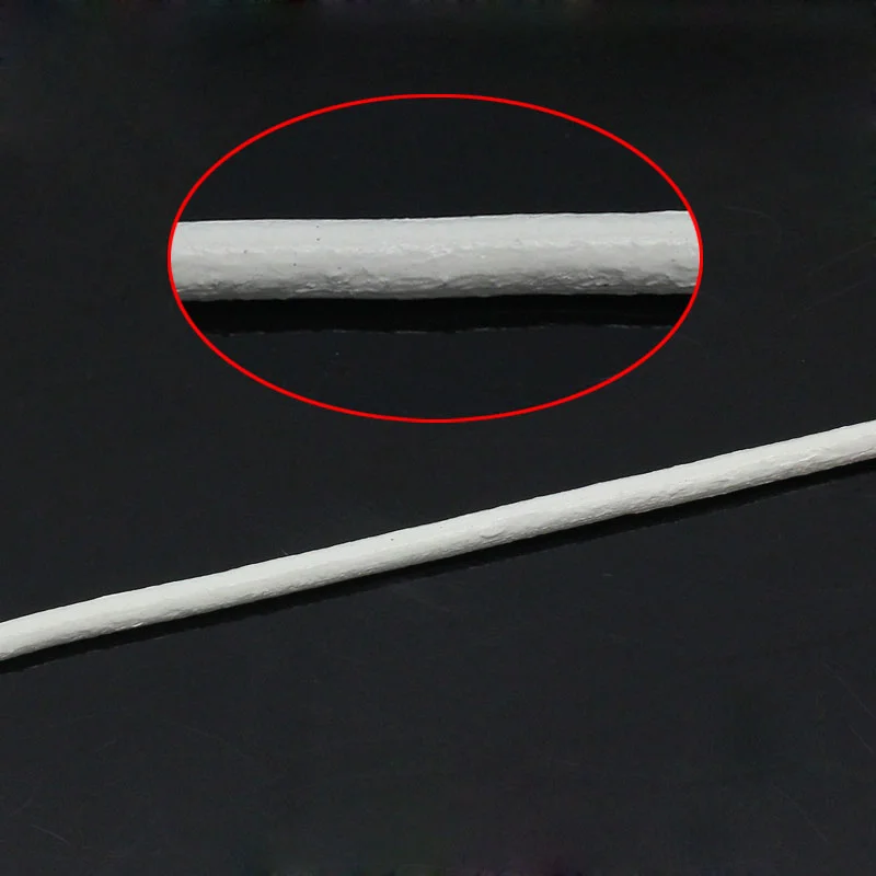 

DoreenBeads 10 м белый круглый ювелирный шнур из натуральной кожи 2 мм (1/8 ") Диаметр. (B20660), yiwu