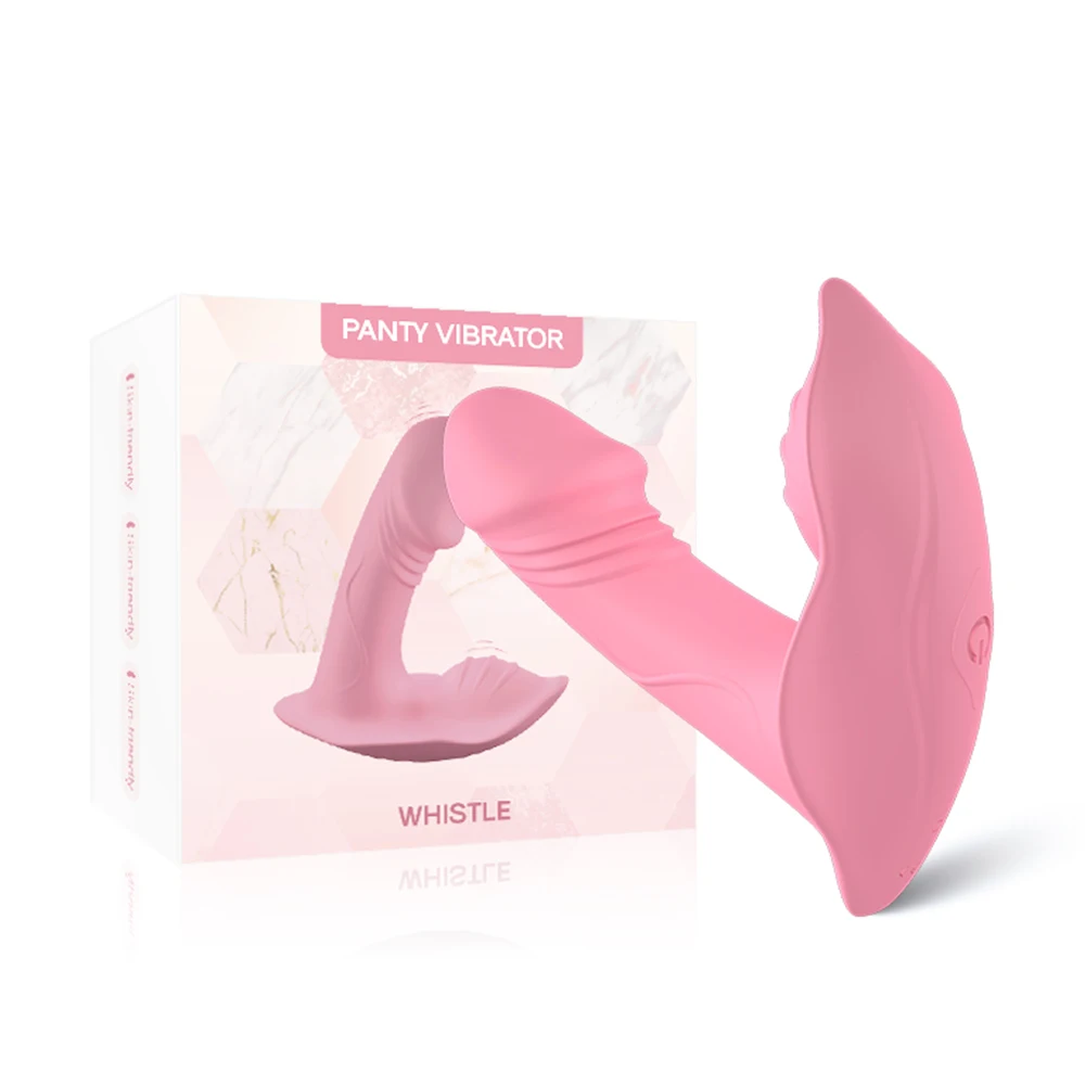 HISO носимое белье с бабочками фаллоимитатор вибратор беспроводной пульт