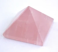 clear quartzamethyst pink quartz polished crystal healing stone pyramid approx 30mm grids crafts jewelry 1pcs bd005
