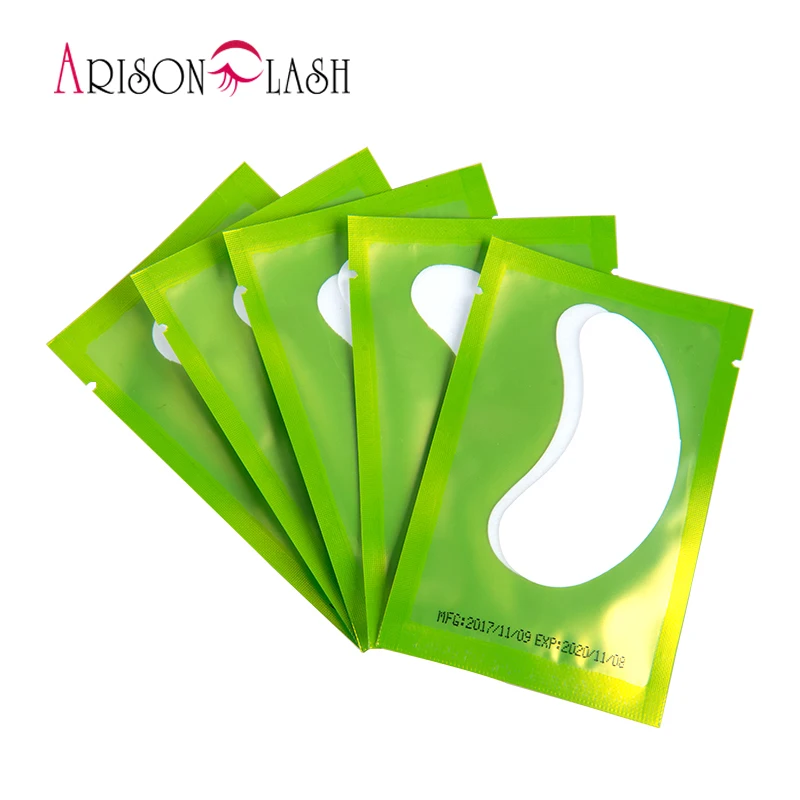Накладки под глаза Arison большие накладки для наращивания ресниц 20/50/100 наклейки