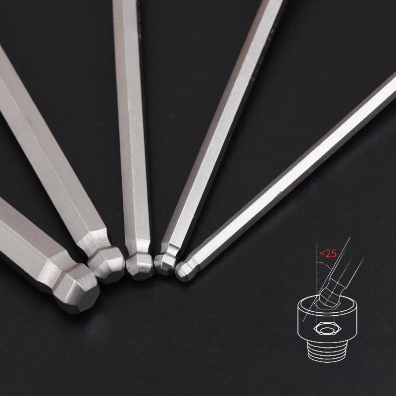 С высоким содержанием углерода Сталь внутренний шестигранный ключ дюймовый