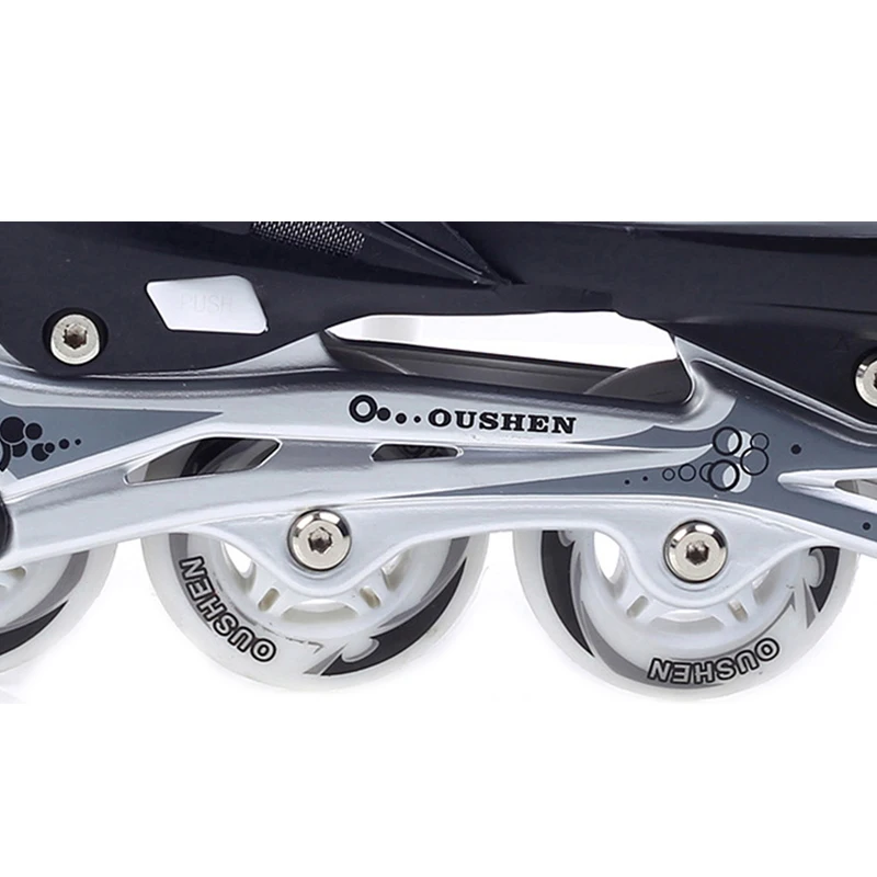 Мигающие роликовые коньки обувь для детей 4-колесные регулируемые уличные