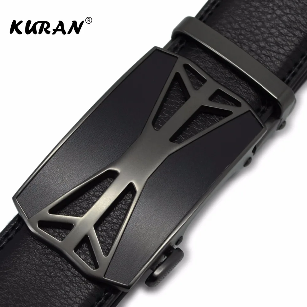 Новинка 2018 дизайнерский мужской ремень из воловьей кожи с автоматической