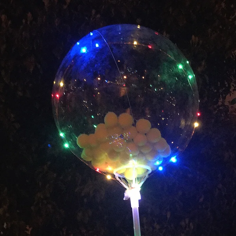 Bobo шар светящиеся шары Globos Сердце Конфетти декор для венчания расходные