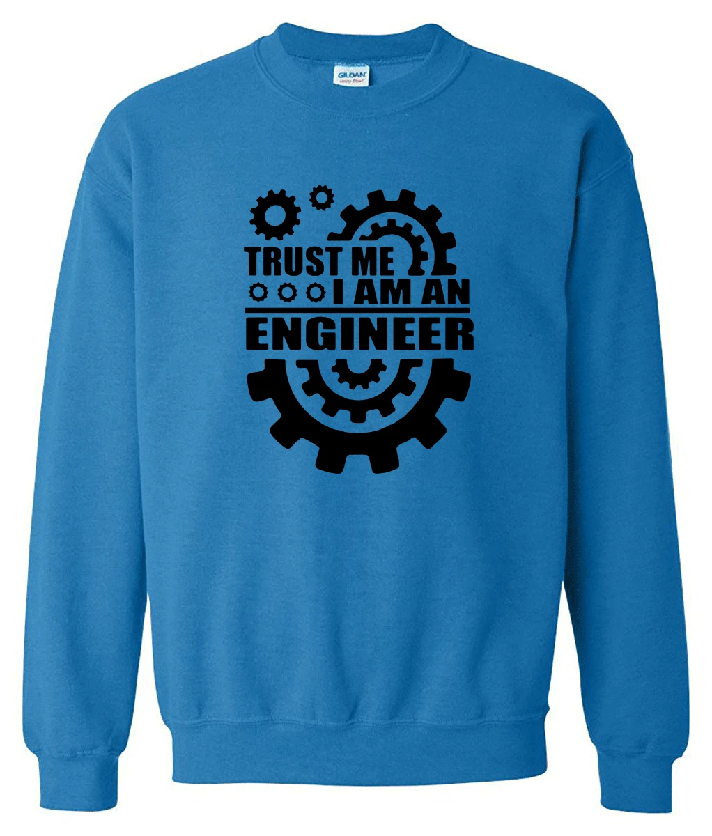 Мужская толстовка с капюшоном Trust Me I Am An Engineer Повседневная Толстовка в стиле
