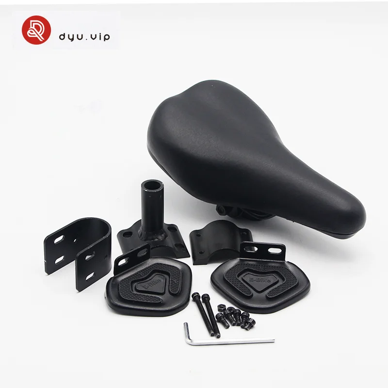 DYU D1 Умный складной велосипед детская педаль сиденья - Цвет: Child seats and peda