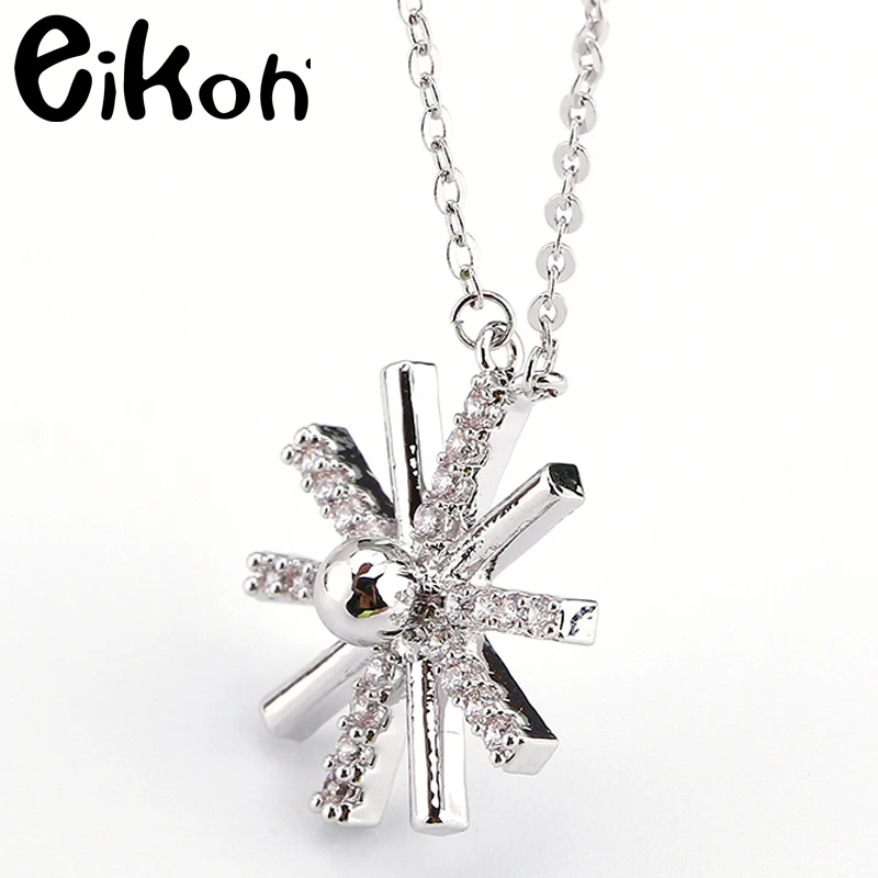 Eikoh 2017 Новый Дизайн Чешуйчатого Шарм Ожерелье Серебряный Цвет Нержавеющей Стали