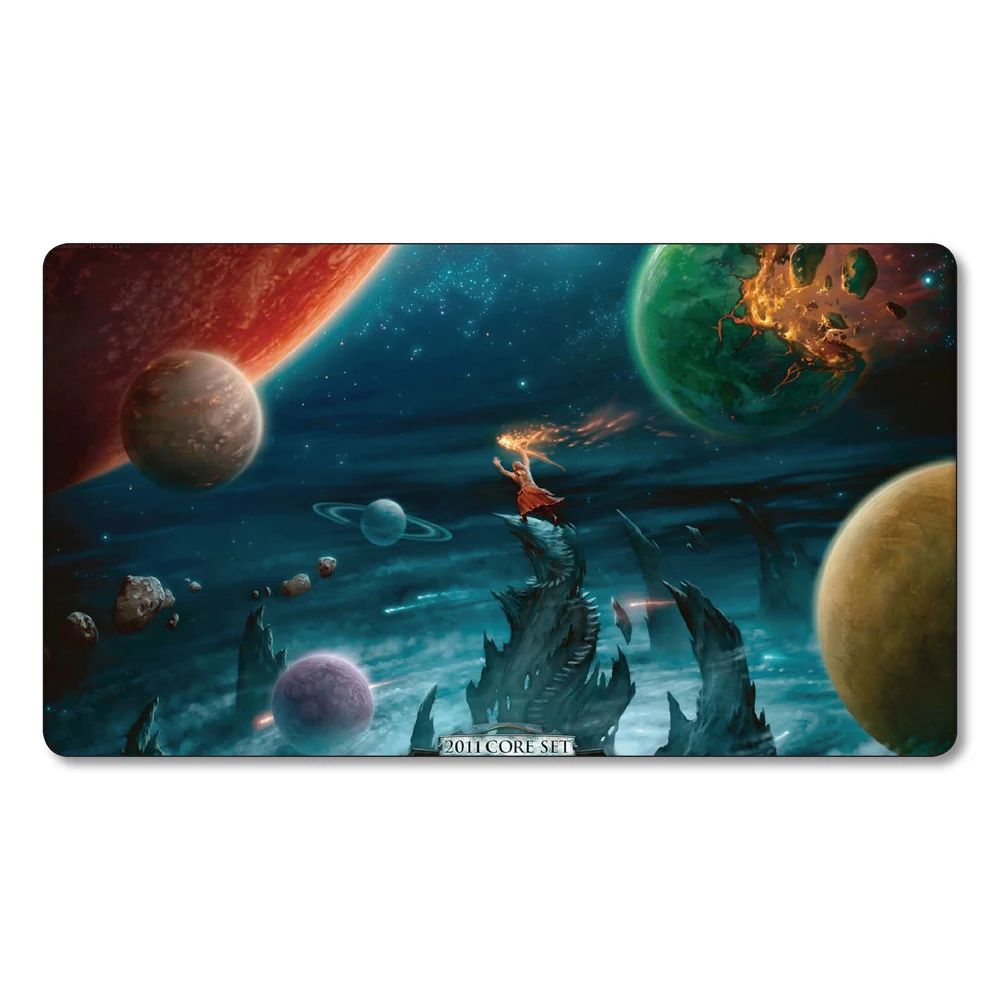 Цвет: желтый Обдумывает) Волшебные настольные игры MGT Playmat собирая карты игровой коврик 35x60 см с бесплатным плейматом сумка - Цвет: Цвет: желтый