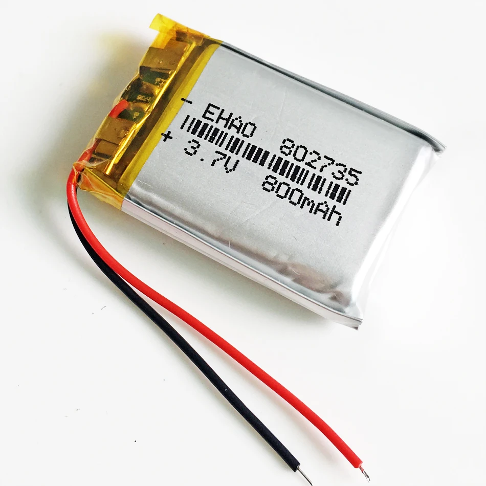 Литий полимерная аккумуляторная батарея 3 7 в 800 мАч 802735 для Mp3 PAD GPS DVD электронной