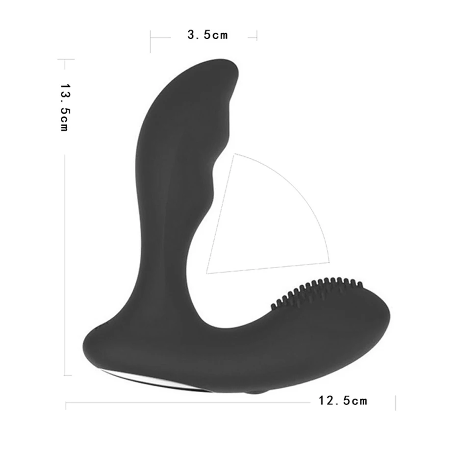 Vibefun Силиконовый водонепроницаемый вибрационный Анальный Вибратор Анальная