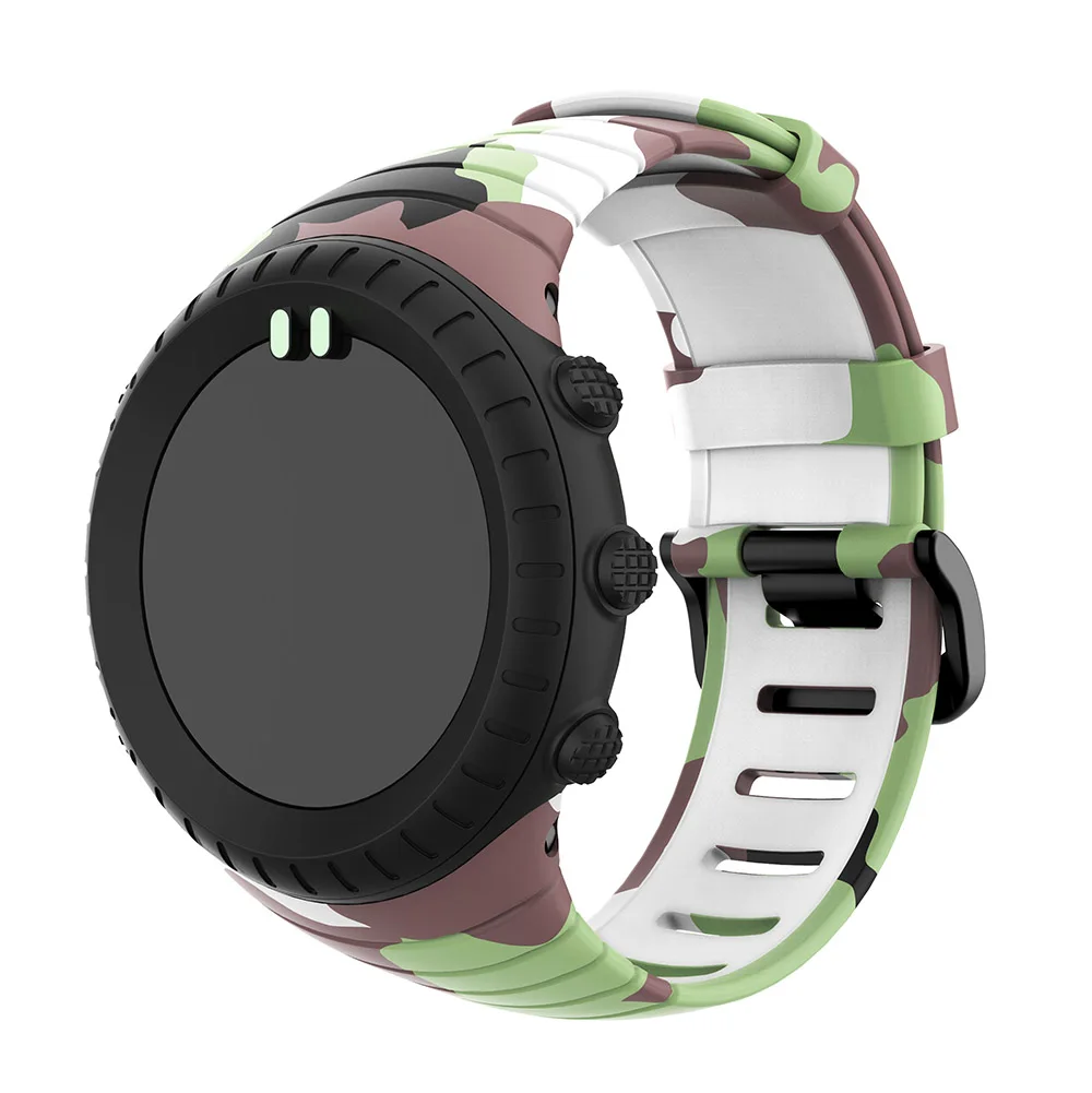 Браслет на открытом воздухе спортивный силиконовый ремешок для часов Suunto основной ремешок для часов Смарт часы Замена ТПУ ремешок браслет аксессуары