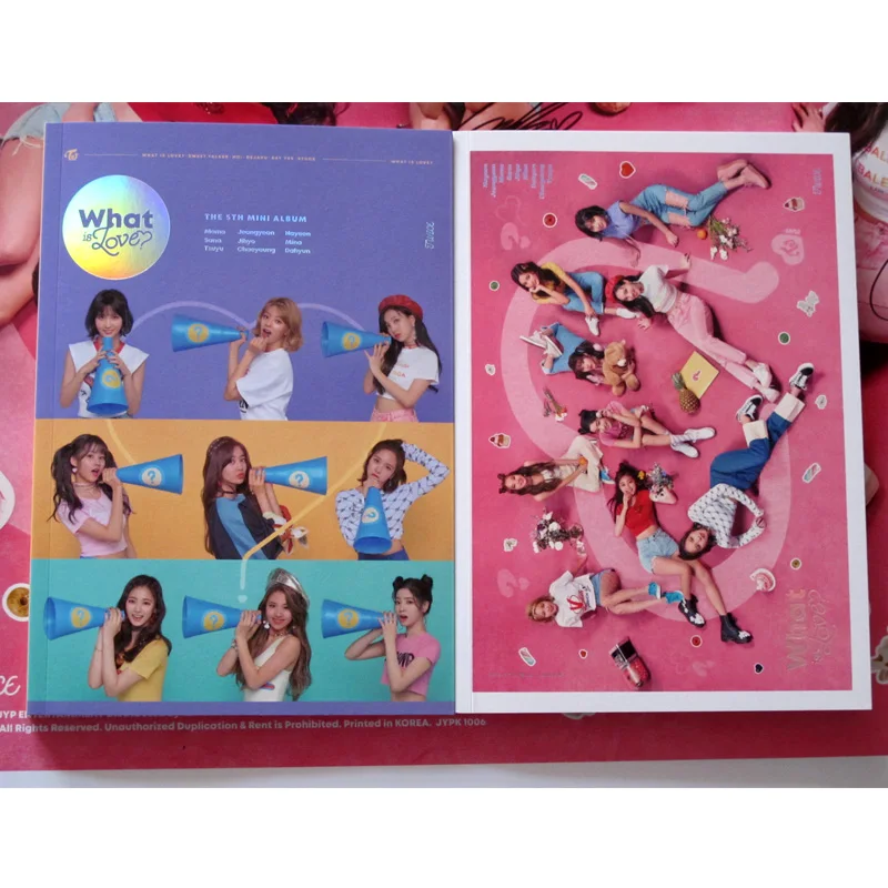 Мини 5 й альбом с двумя автографами надписью what is love CD + photobook подписанный постер K