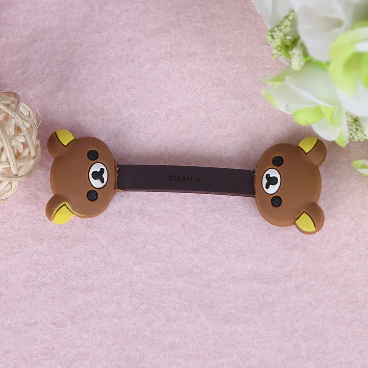 10 шт./лот милый медвежонок сматыватель кабелей для наушников органайзер кабеля