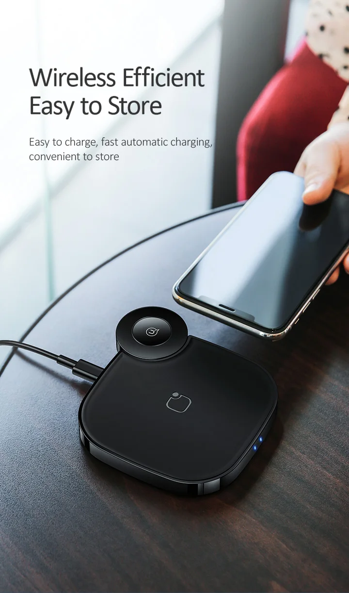 QI Wireless Charger for Apple Watch 4 3 2 1,USAMS Wireless Portable External Battery for iPhone X Samsung Xiaomi charger adapter