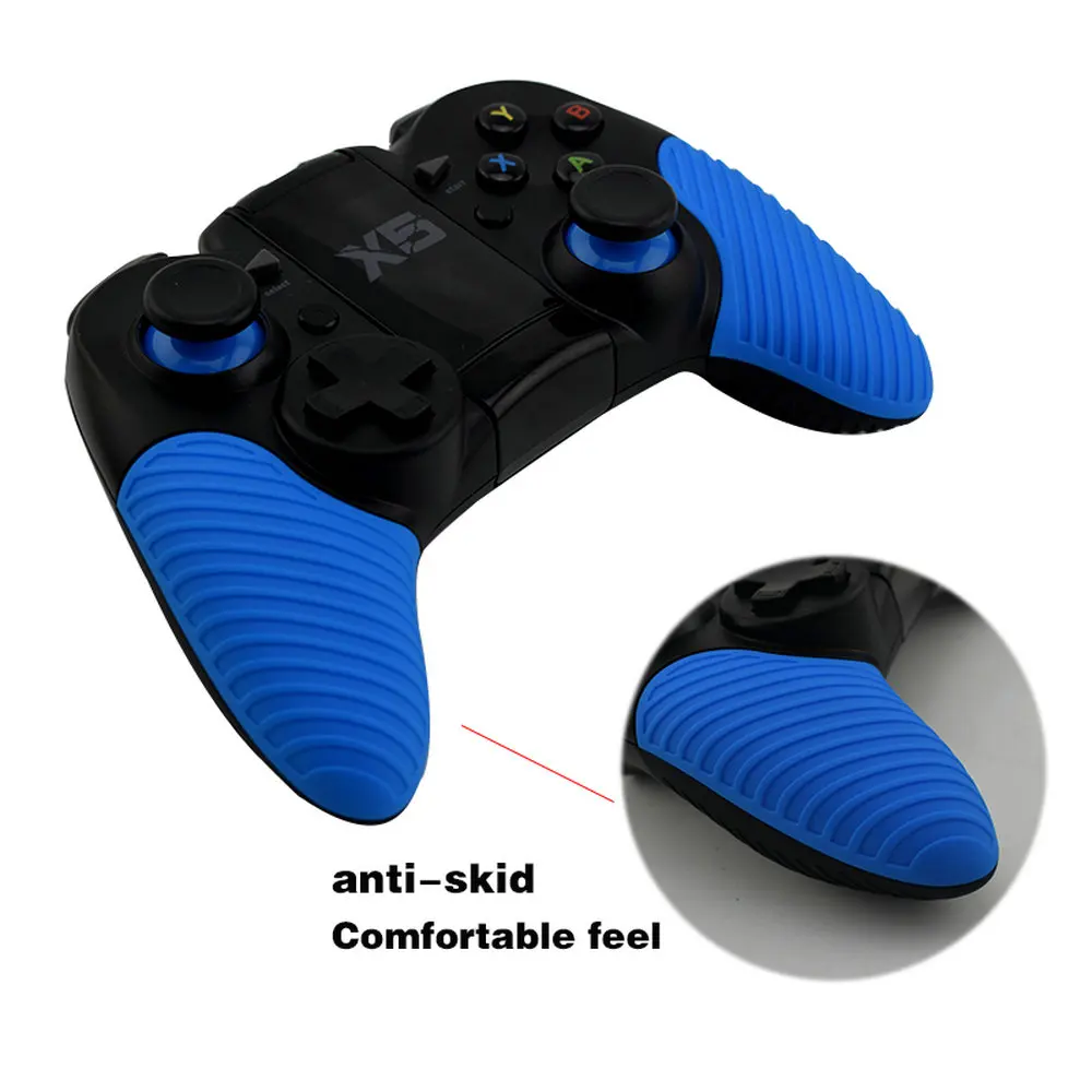 Беспроводной игровой контроллер Bluetooth для ПК Android/IOS телефон двойной вибрации джойстик геймпады X5 контроллер для ТВ коробка/ планшет