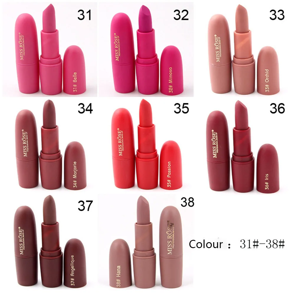 8 видов цветов красота карандаш для губ губная помада длительное искушение