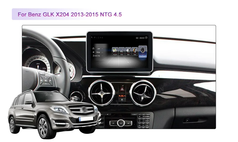 Navifly Android 3g ram 32G rom автомобильный аудио gps навигатор для Mercedes Benz GLK Class X204 2008- с 4G SIM wifi Радио BT