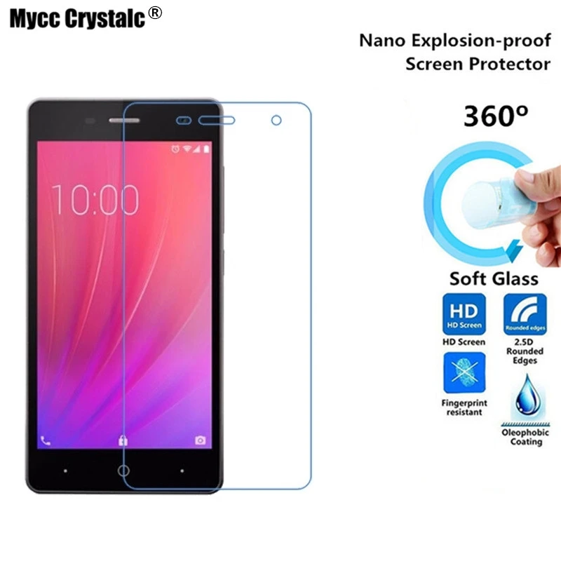 Мягкие Стекло Mycc crystalc нано взрывозащищенные Экран Защитная пленка для zte лезвие