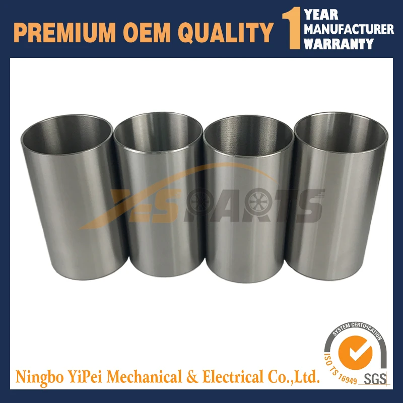 

4 Sets Cylinder Liner Sleeve For Kubota V2003 V2003T V2003-T-E2B