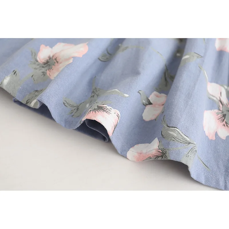 

Girls Dress 2018 New Spring Print Floral Dresses Princess Dress Pink Long Sleeve Fashion Children Girls Clothes 3T-7T