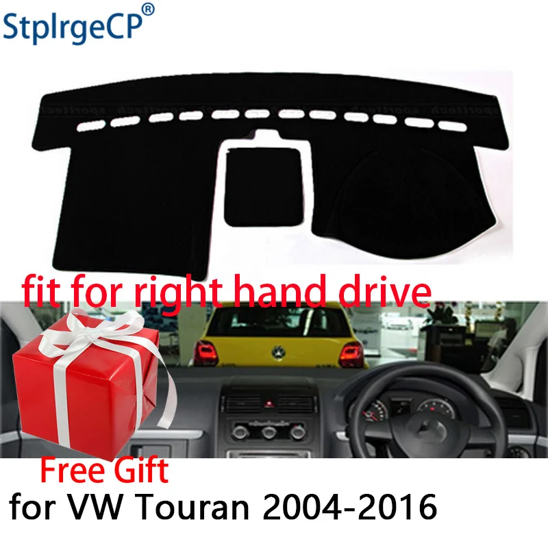 

Car Dashboard Cover Mat for Volkswagen Touran 2003-2016 Right Hand Drive Dashmat Pad Dash Mat Covers Dashboard Accessories