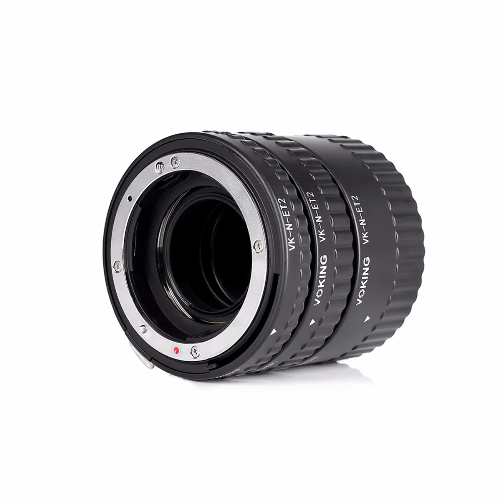 Voking VK N ET2 Автофокус Макрос Удлинитель кольцо для Nikon D60 D90 D3100 D3200 D5000 D5100 D5200 D7000 D7100