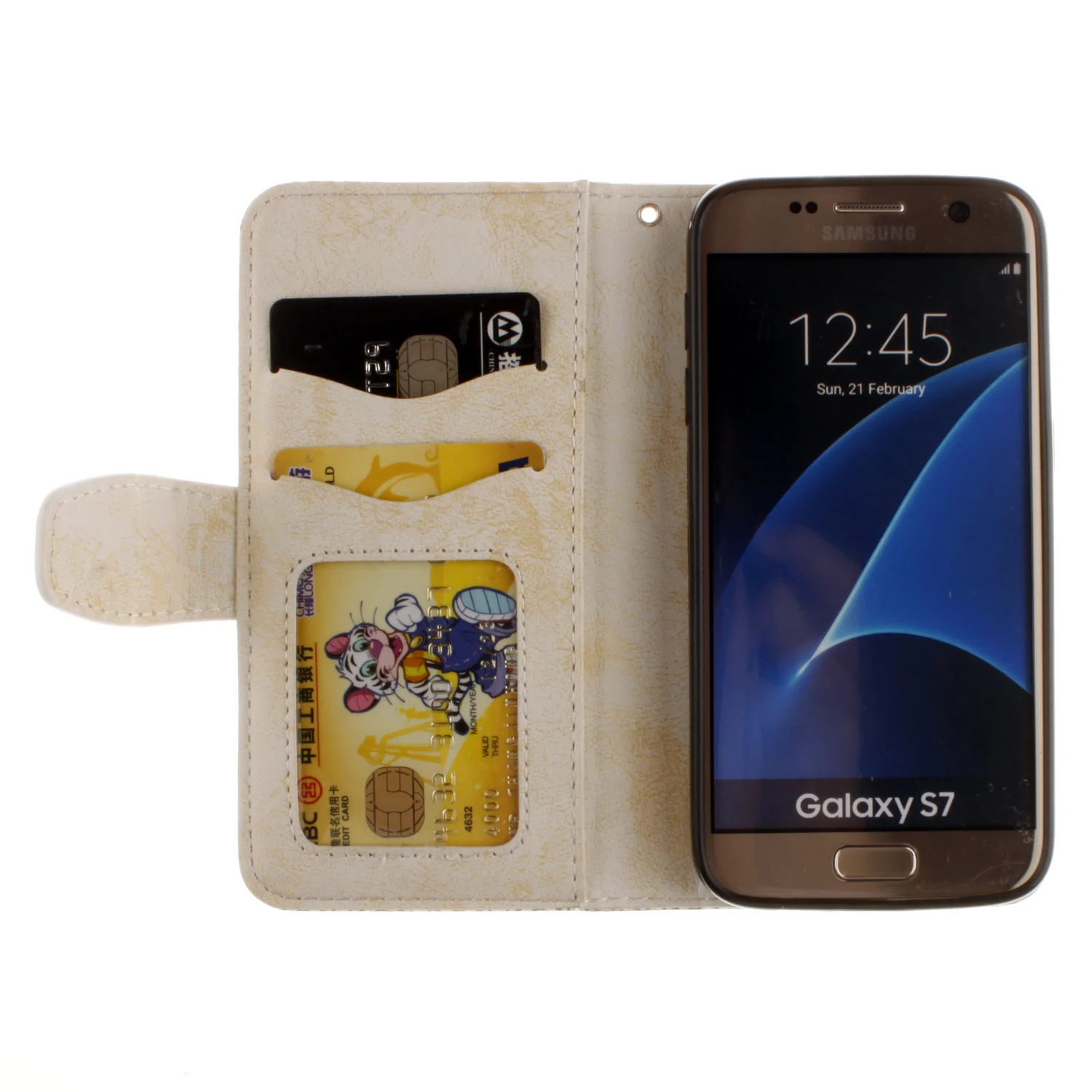 Кожаный чехол с 3D рельефным рисунком для Samsung Galaxy S7 G930Fd телефона откидной крышкой