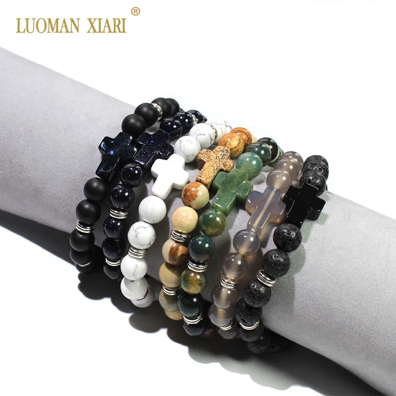 Оптовая продажа бусины из натурального черного матового лавового камня