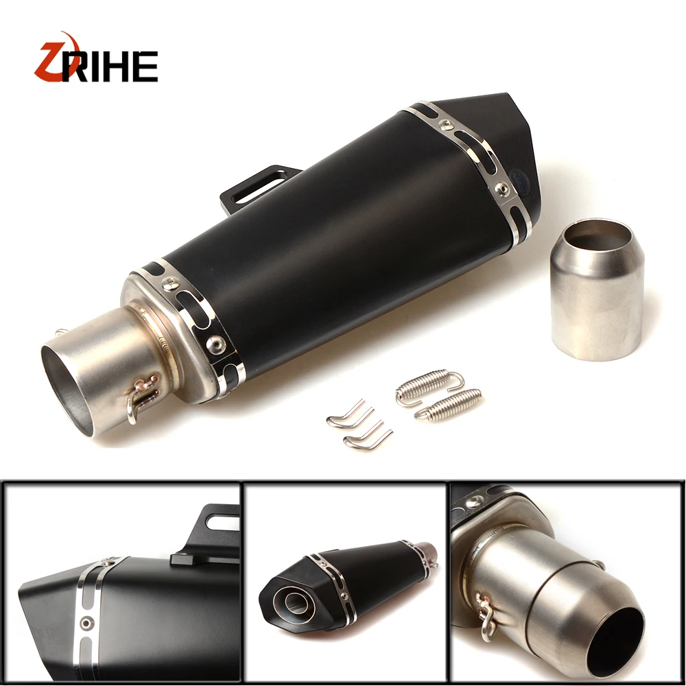 

36-51mm Universal CNC Motorcycle Moto Bike Exhaust Pipe With Muffler for BMW f650gs f700gs F800GT c600 sport c650 sportc650gt