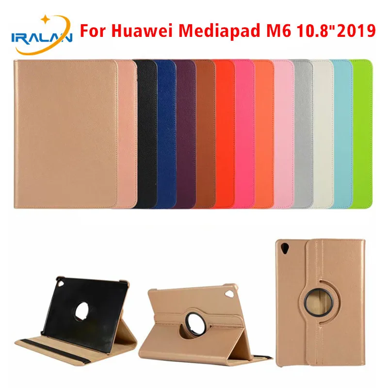 Вращающийся на 360 Градусов Кожаный умный чехол для Huawei Mediapad M6 10 8 2019/M6 Pro VRD AL09