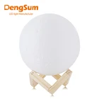 DENGSUM перезаряжаемая 3D лампа в форме Луны с сенсорным переключателем, 2 цвета, ночсветильник для спальни, книжного шкафа, домашний декор, креативный подарок