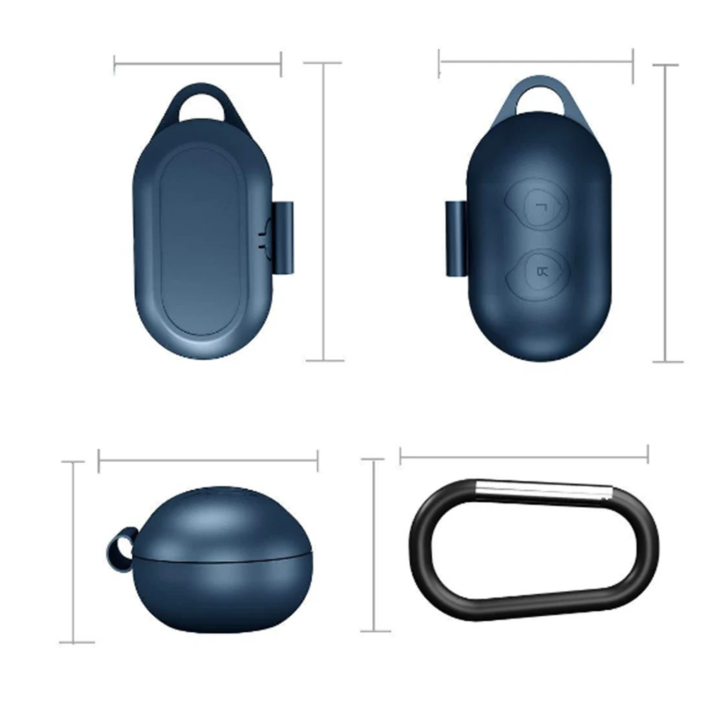 Силиконовый Полный Защитный чехол для наушников samsung Galaxy Buds Sports Bluetooth раскладушка