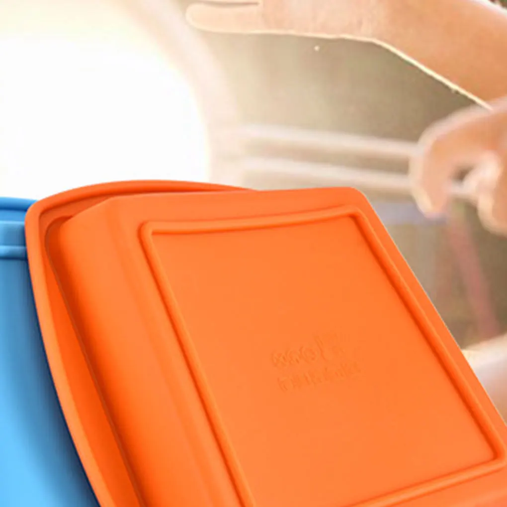 

Elenxs Silicone Square Cake Mold Toast Tool Tray DIY Cookies Baking Mould High Temperature Resistant Cake Mould Random Color