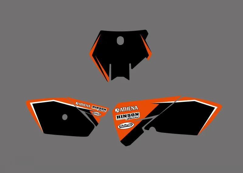 H2CNC графика и фон наклейка стикеры Наборы для KTM 85 SX 85SX 2006 2007 2008 2009 2010 2011 2012|sticker