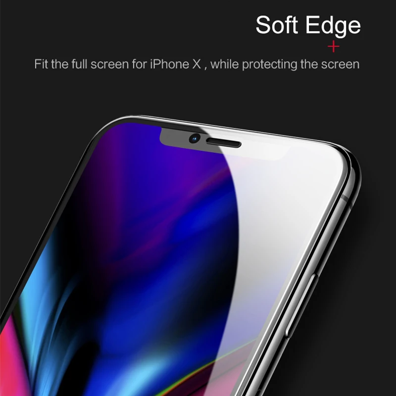 USAMS Защитная пленка для iPhone X 3D полная защита 0 33 мм закаленное стекло