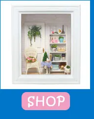 Мини muñeca Casa de игрушка "сделай сам" miniatura 3D de casa de muñecas de madera из miniatura muebles regalo театр V1-V3