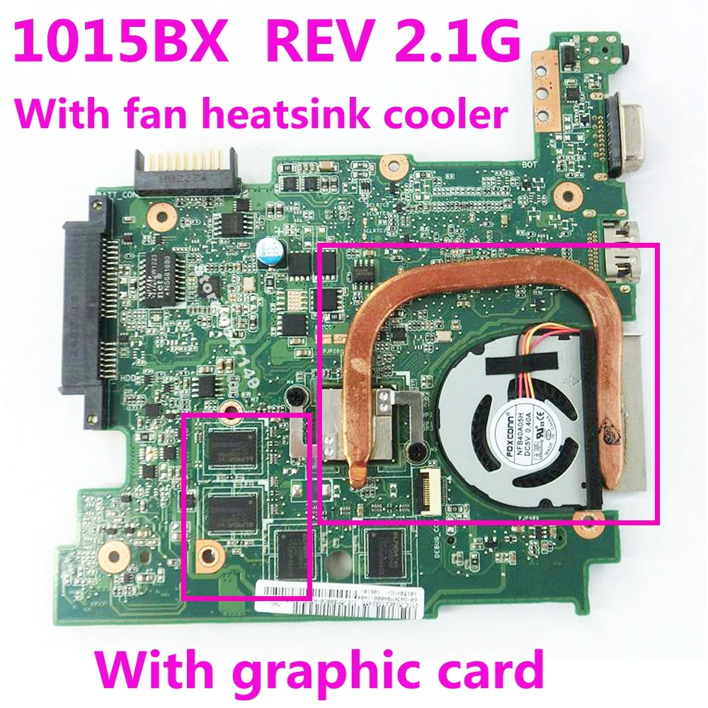 1015BX материнская плата REV2.1G 8 шт. видеокарта памяти для ASUS Eee PC ноутбука