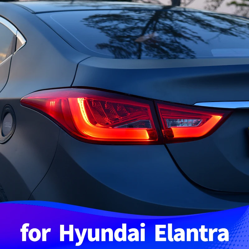 Хвост светильник в сборе для Hyundai Elantra светодиодный Бег стоп сигнал поворота| |