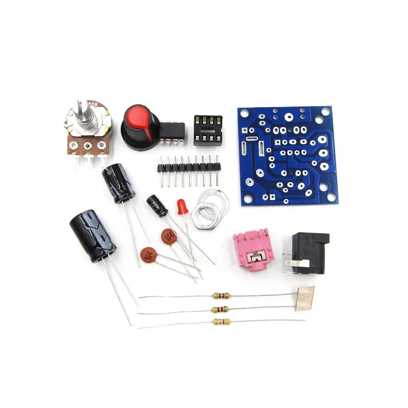 1 шт. LM386 супер плата мини-усилителя 3V-12V DIY Kit | Электронные компоненты и