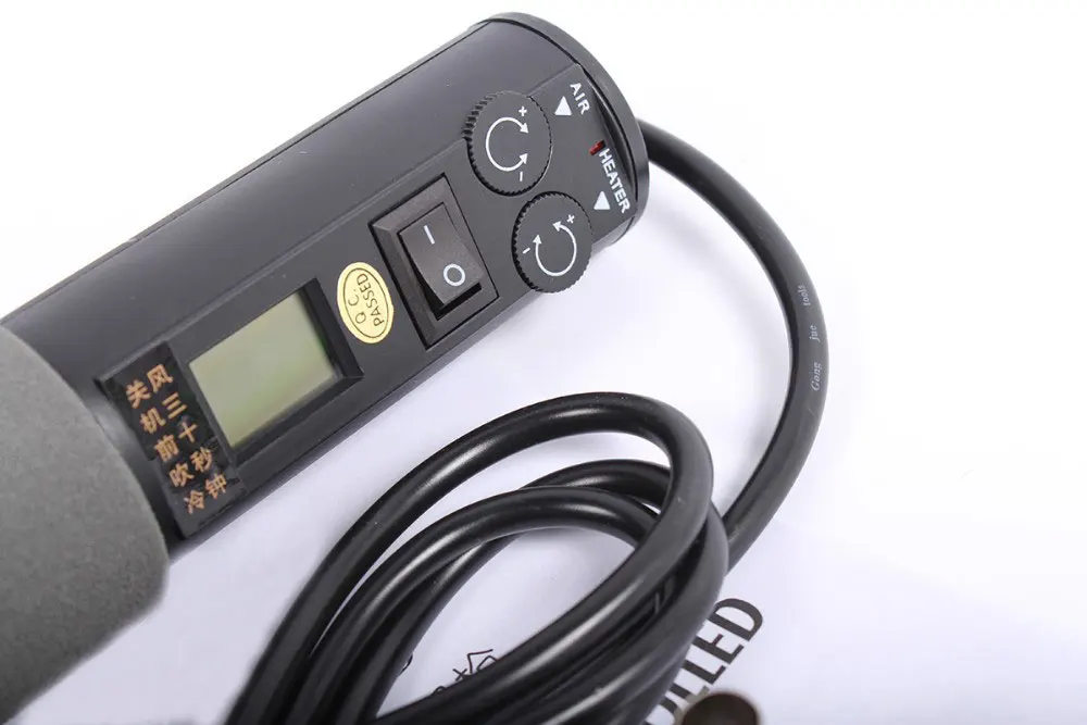 450 W 8018 lcd регулируемый электронный пистолет горячего воздуха паяльная станция с регулируемой температурой Электрический паяльник ремонт отопления