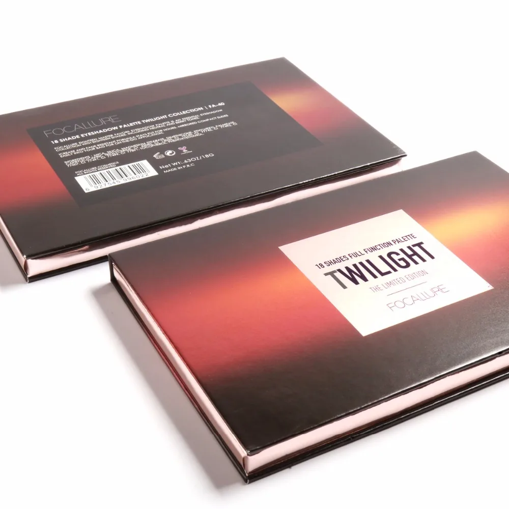 

Focallure Shimmer Glitter Eyeshadow Palette 18 Color Long Lasting Metallic Eyeshadow Powder Pigment Beauty Eyes Makeup Maquiagem