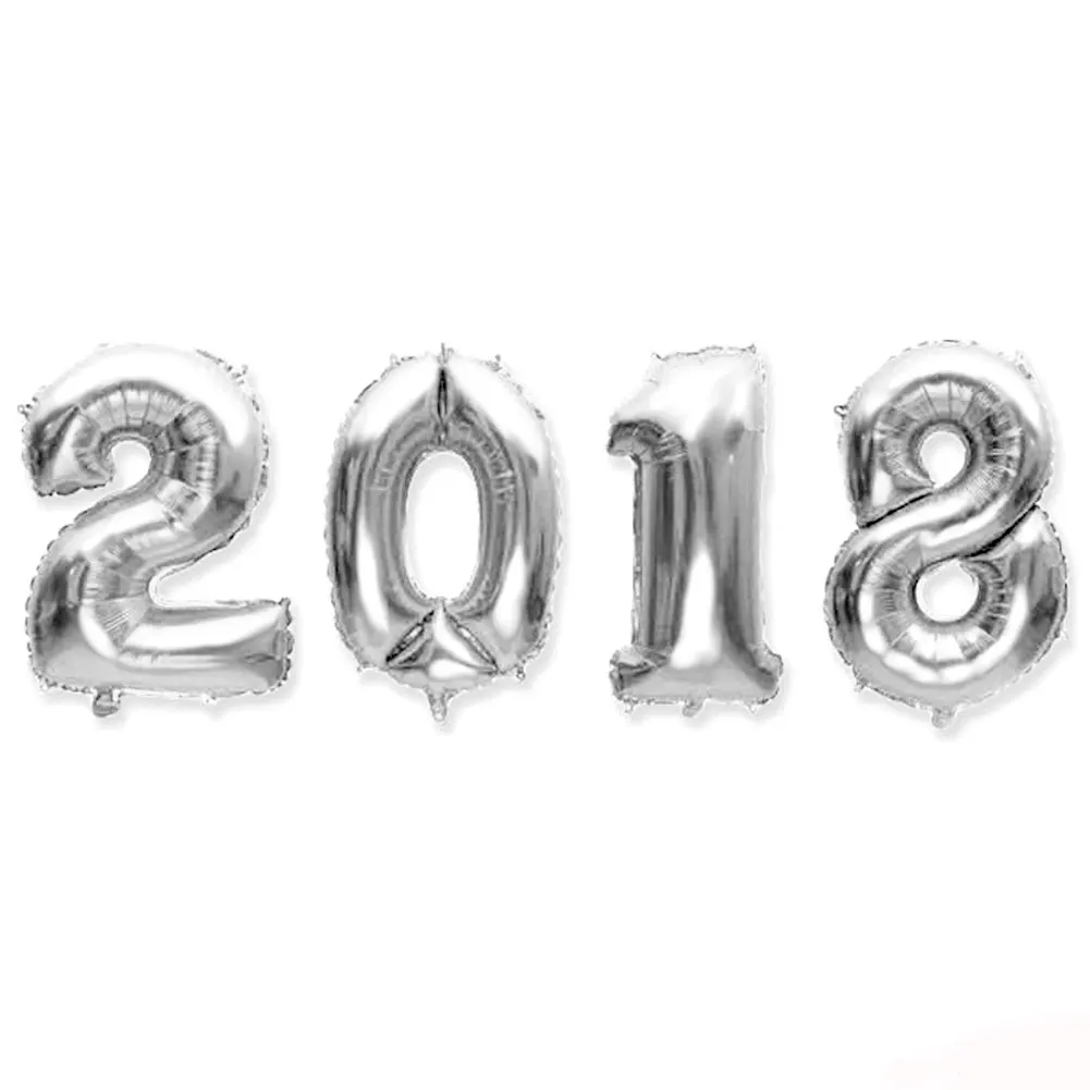 16 дюймов номер &quot&quot воздушный шар с шарами счастливый новый год вечерние