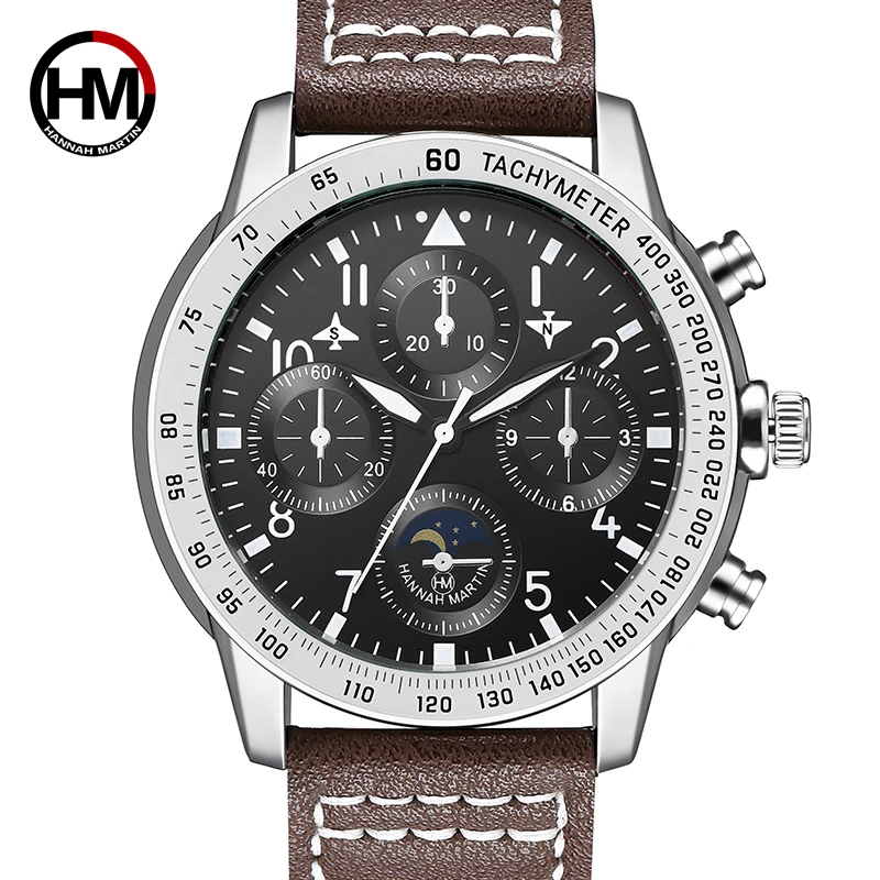 Мужские часы Hannah Martin брендовые Роскошные военные спортивные модные Saati hombre relojes