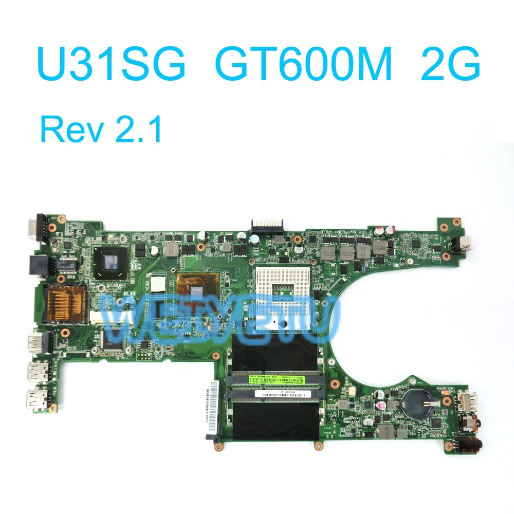 U31SG материнская плата для ноутбука ASUS U31SD ноутбук 60 NY5MB1000 A02 GT600M 2 Гб Rev 1 100%