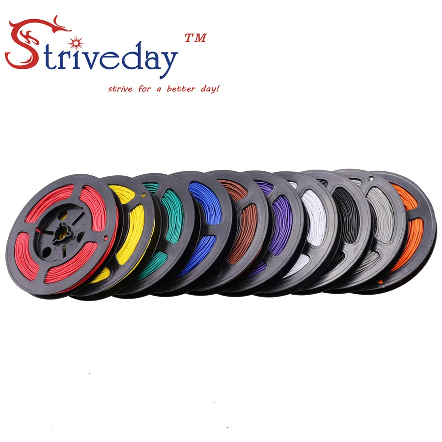 20 м/рулон 65 6 футов UL 1007 18 awg многожильный провод Кабельная линия PCB электрическая