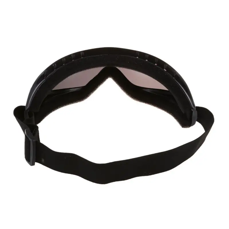 Серый с покрытием безопасности Лыжный Спорт черной оправе очки Открытый пыле