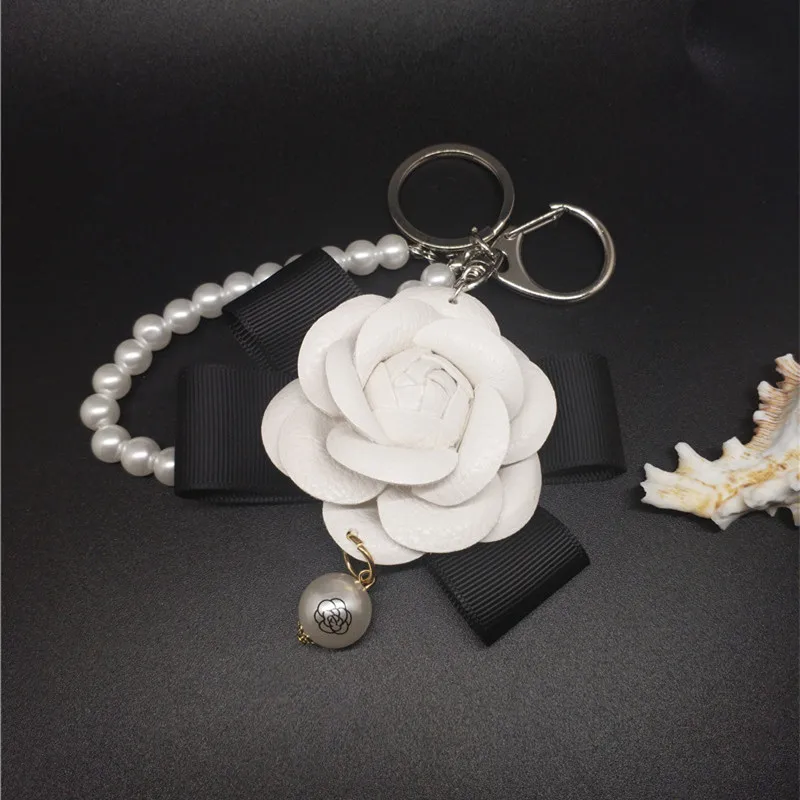Женский жемчужный брелок с кисточками держатель для ключей автомобильный кольца